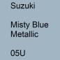 Preview: Suzuki, Misty Blue Metallic, 05U.